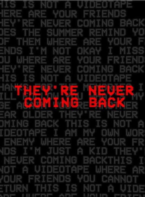 They're Never Coming Back — poster