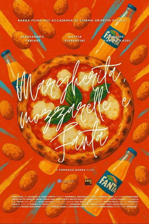 Margherita, mozzarelle and Fanta — poster