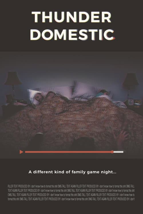 Thunder-Domestic — poster