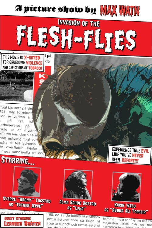 Invasion of the flesh-flies — poster