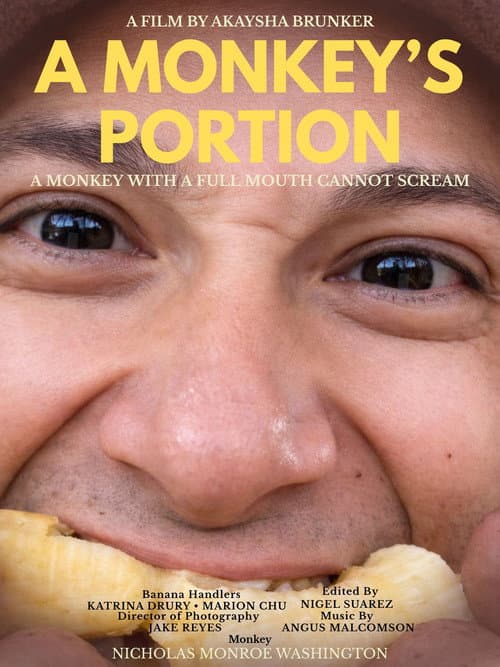 A Monkey's Portion — poster