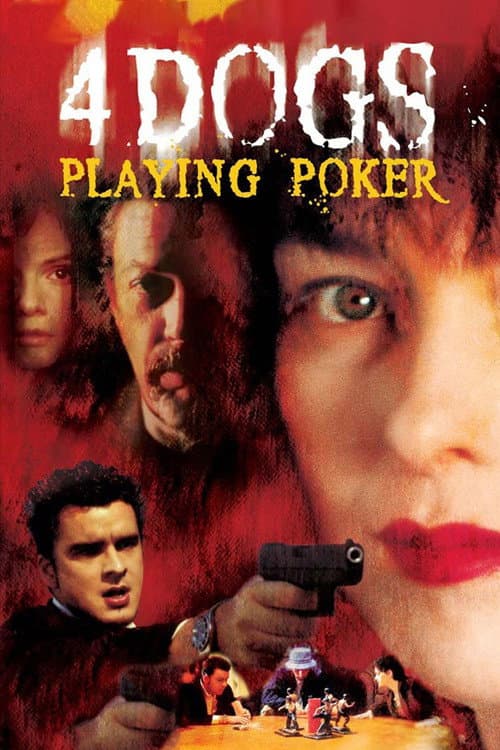 Four Dogs Playing Poker — poster