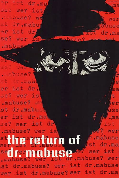 The Return of Dr. Mabuse — poster