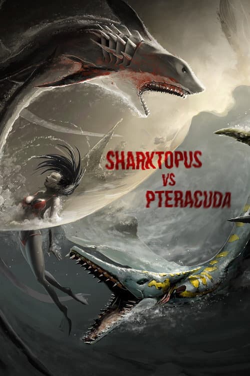 Sharktopus vs. Pteracuda — poster