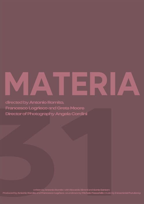Materia — poster