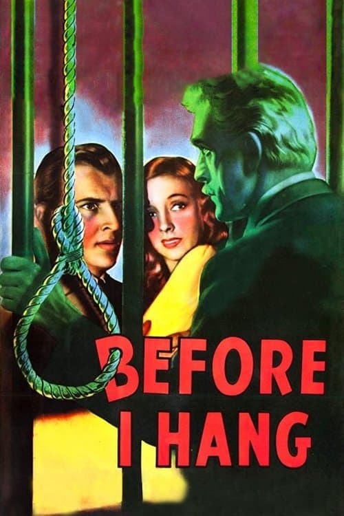 Before I Hang — poster