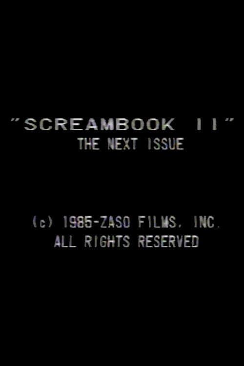 Screambook II — poster