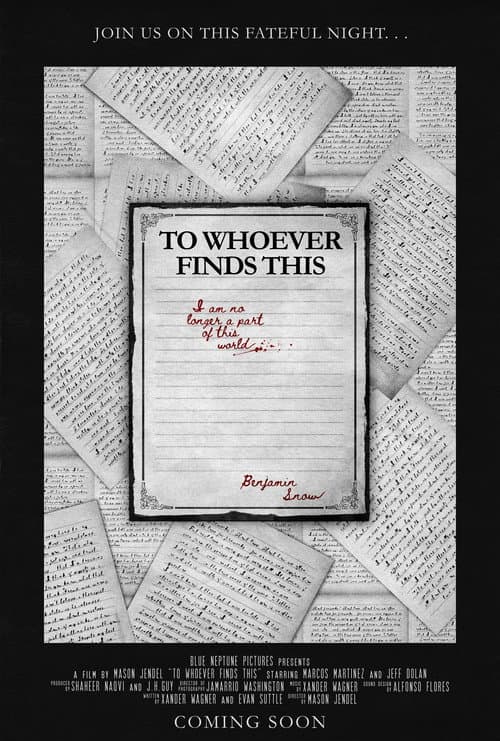 To Whoever Finds This — poster