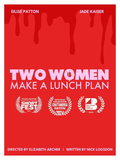 Two Women Make a Lunch Plan — poster