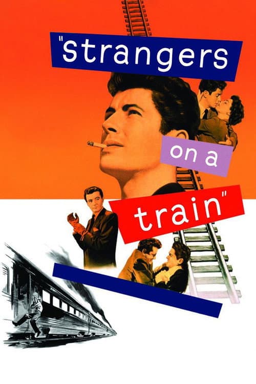 Strangers on a Train — poster