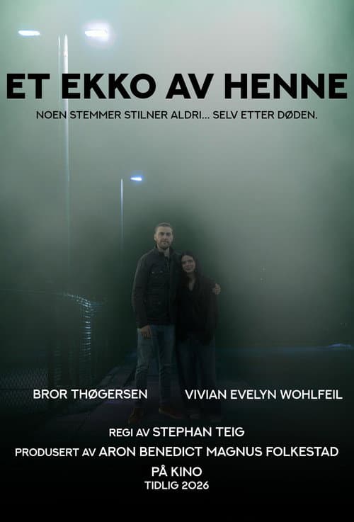 An echo of her voice — poster