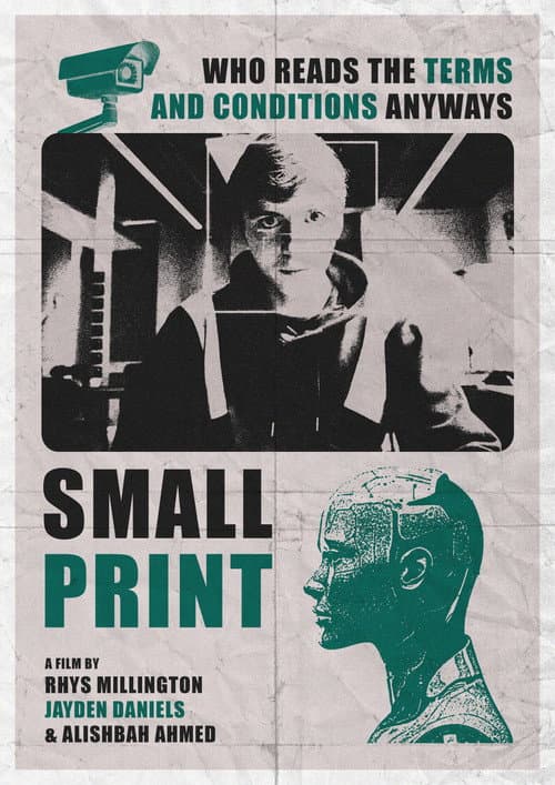 SMALL PRINT — poster