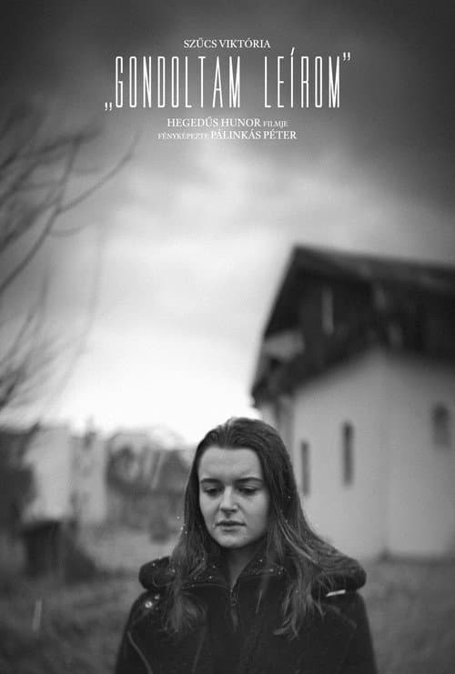 Gondoltam leírom — poster