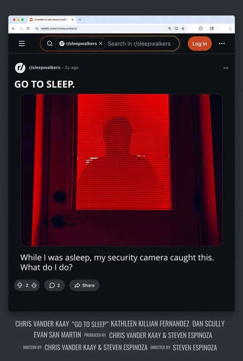 Go to Sleep — poster