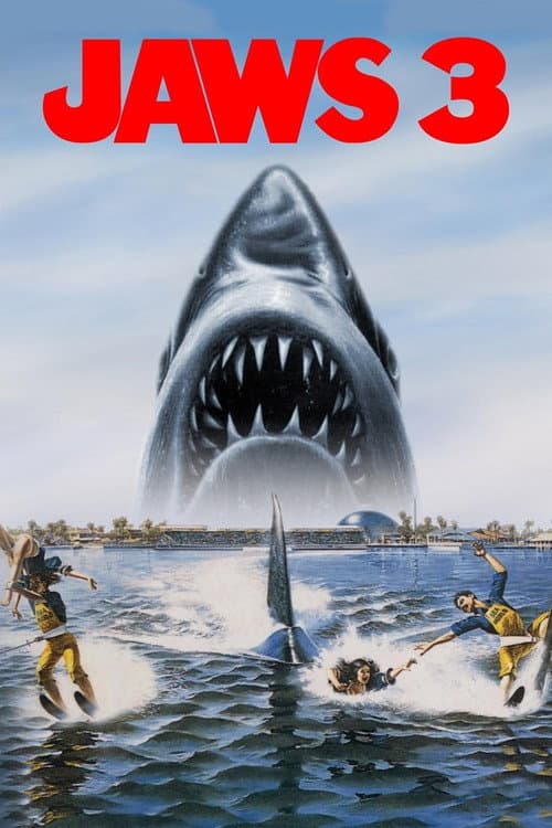 Jaws 3-D — poster