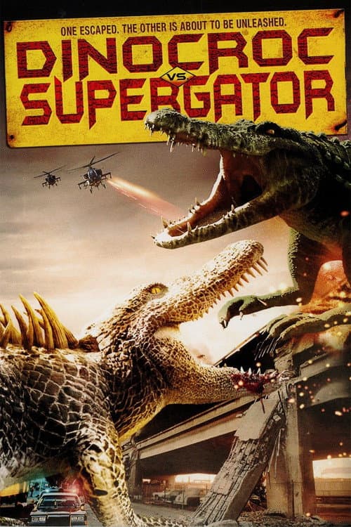 Dinocroc vs. Supergator — poster