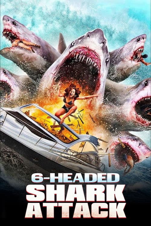 6-Headed Shark Attack — poster