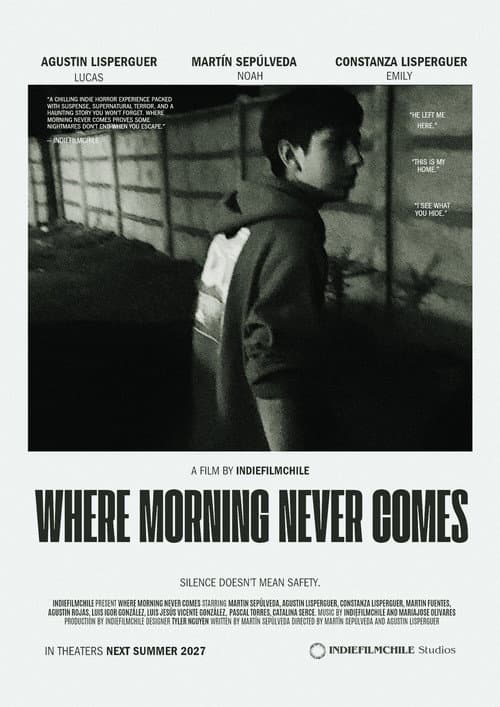 Donde la mañana nunca llega. — poster