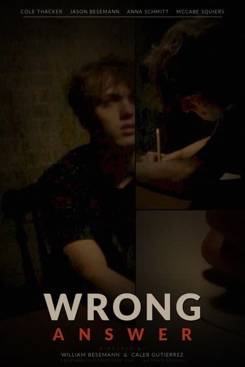 Wrong Answer — poster