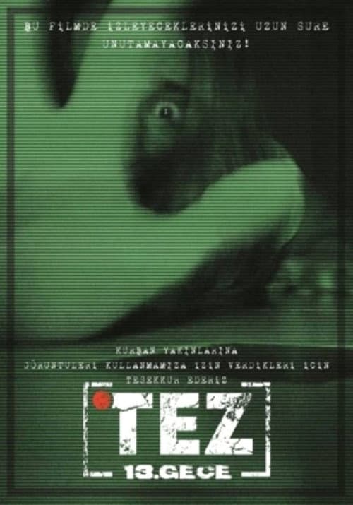 Tez 13. Gece — poster