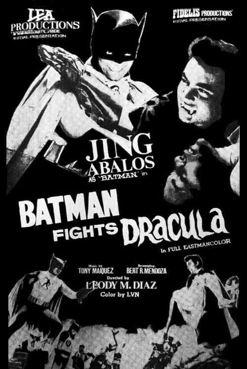 Batman Fights Dracula — poster