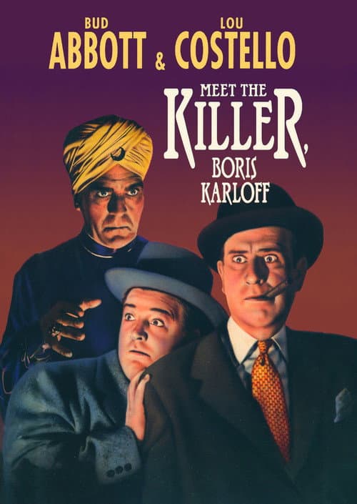Bud Abbott and Lou Costello Meet the Killer, Boris Karloff — poster