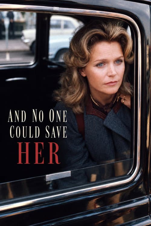 And No One Could Save Her — poster
