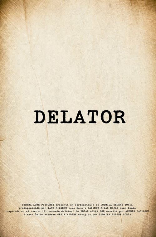 Delator — poster
