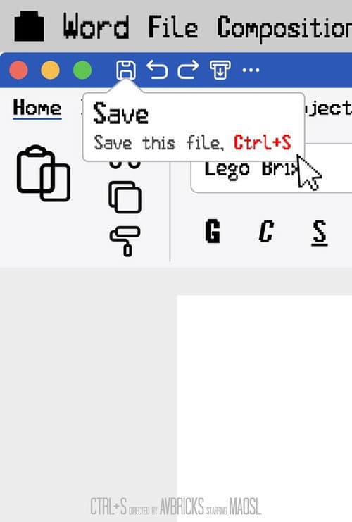 CTRL+S — poster