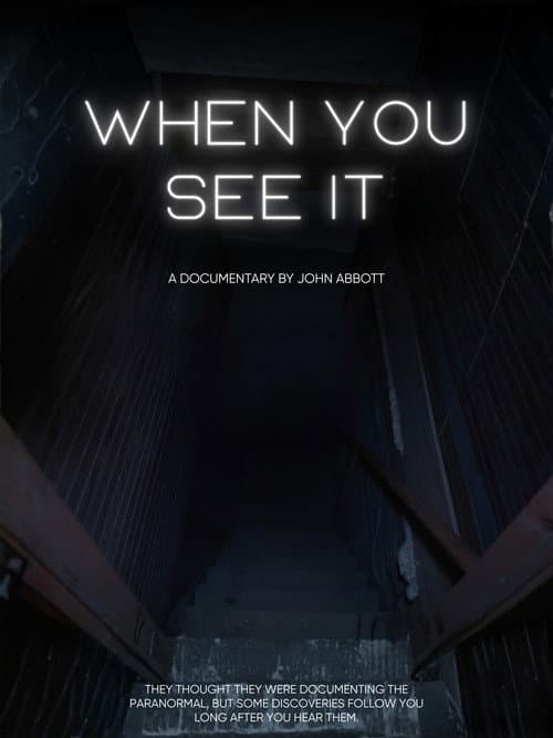 When You See It — poster