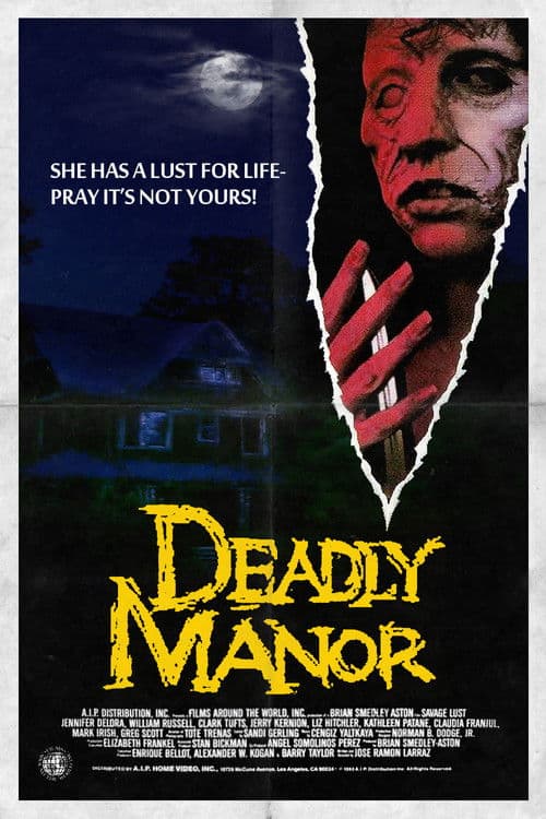 Deadly Manor — poster
