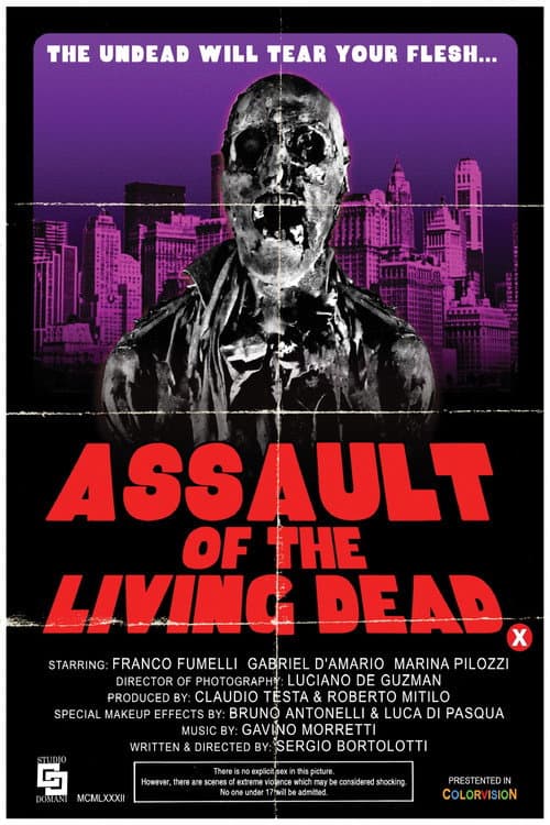 Attacco dei Morti Viventi — poster