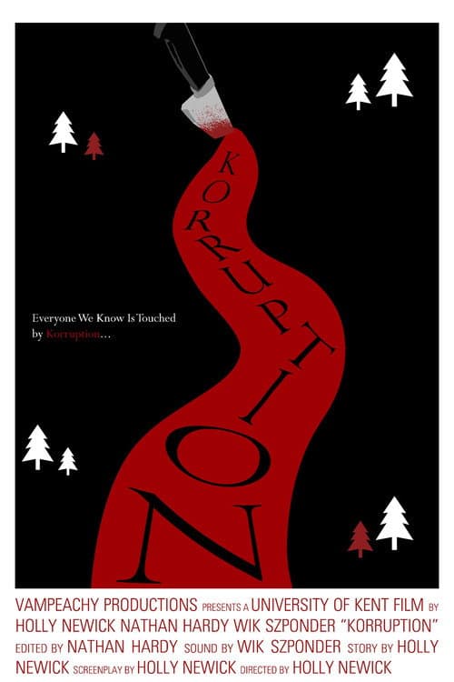 Korruption — poster