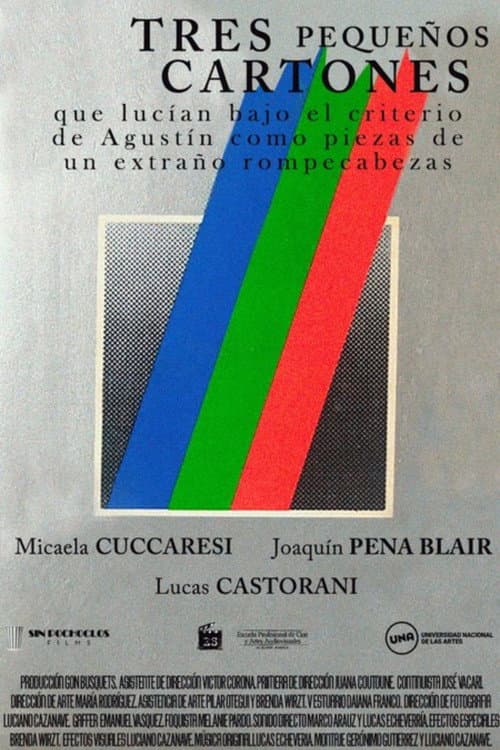 Three little cartons that looked under the criteria of Agustín as pieces of a strange puzzle — poster