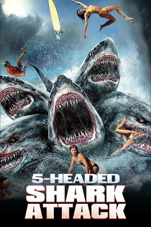 5-Headed Shark Attack — poster