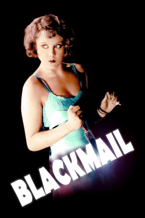 Blackmail — poster