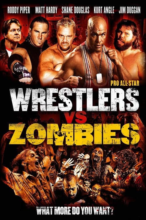 Pro Wrestlers vs Zombies — poster