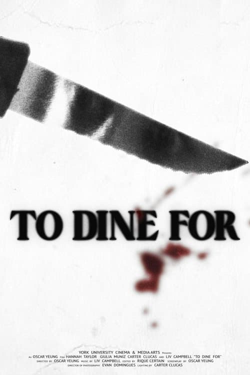 To Dine For — poster