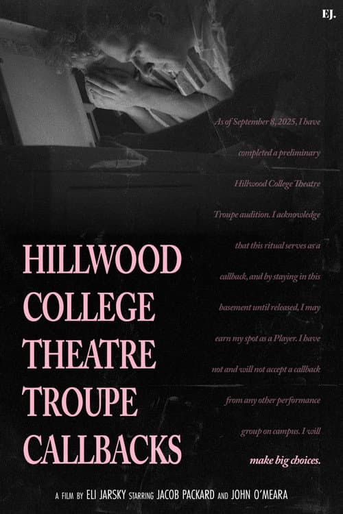 Hillwood College Theatre Troupe Callbacks — poster